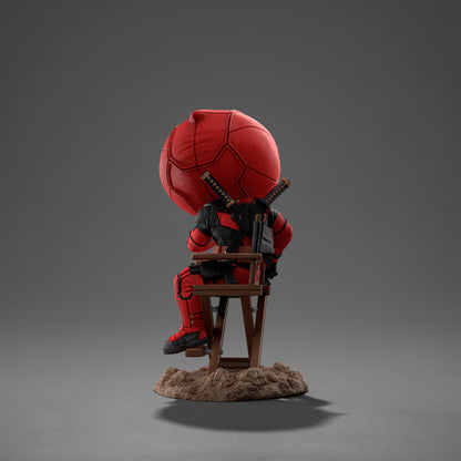 Iron Studios Deadpool & Wolverine Deadpool MiniCo Statue