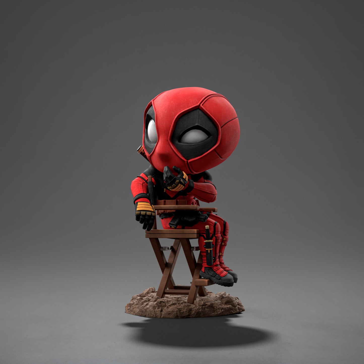 Iron Studios Deadpool & Wolverine Deadpool MiniCo Statue
