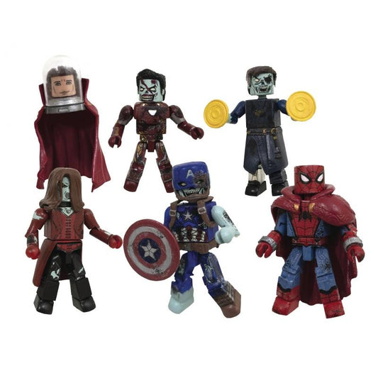 Diamond Select Toys Marvel What If Zombie 40th PX Minimates Box Set Action Figures
