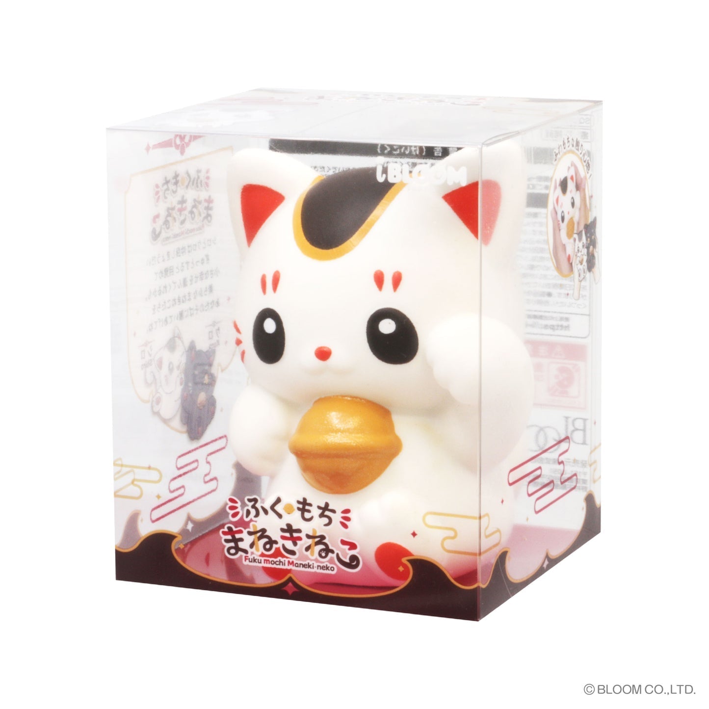 iBloom Squishy Fukumochi Maneki-Neko Lucky Cat Kawaii Soft Scented Slow Rising Stress Relief
