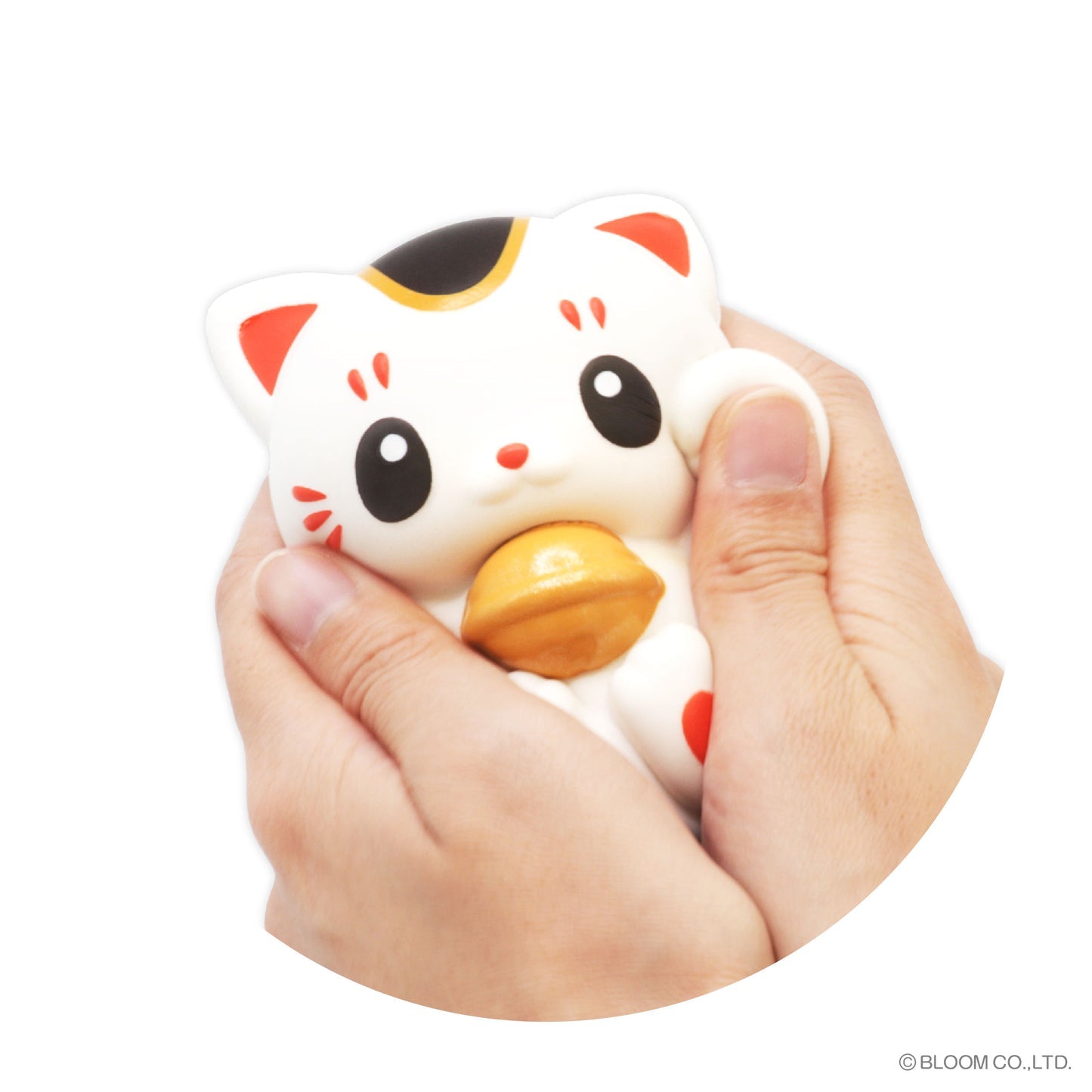 iBloom Squishy Fukumochi Maneki-Neko Lucky Cat Kawaii Soft Scented Slow Rising Stress Relief