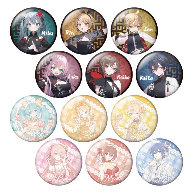 Hatsune Miku & Piapro Characters 39Culture 2023 Extra Party & Cosplay Trading Big Metallic Can Badge Blind Box Vocaloid Anime Merch