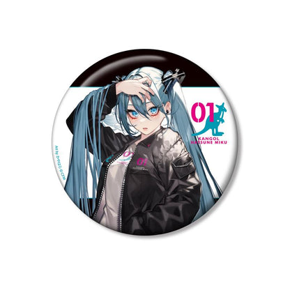Hatsune Miku x Kangol Collab Art by Kayahara New Illustration Vol.1 100mm Can Badge Anime Merch
