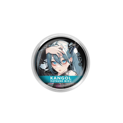 Hatsune Miku x Kangol Collab Art by Kayahara New Illustration Vol.1 Glass Magnet Badge Vocaloid Anime Merch