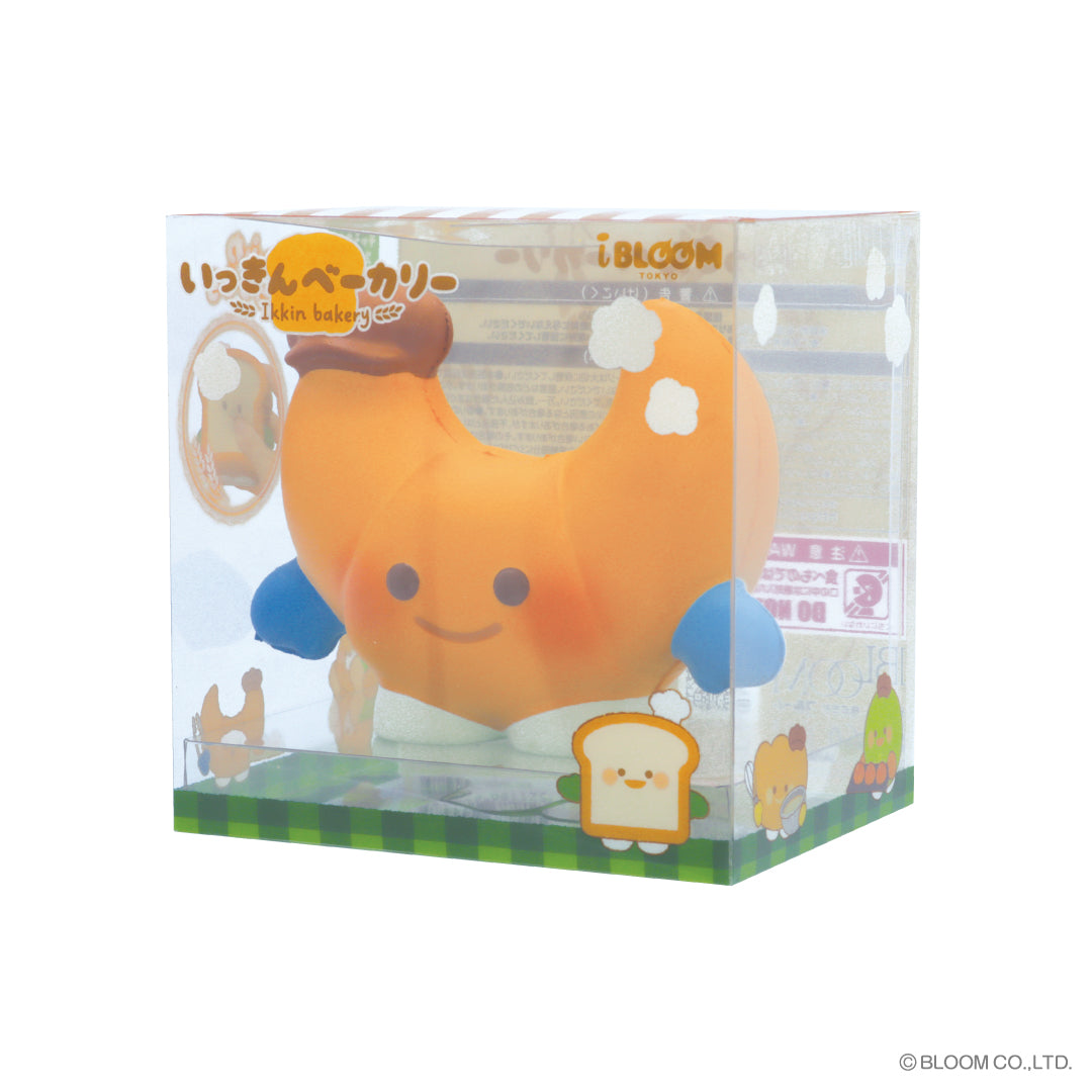 iBloom Squishy Ikkin Bakery Croissant-kun Kawaii Soft Scented Slow Rising Stress Relief