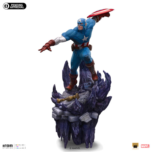 Iron Studios Marvel Captain America Deluxe Art Scale 1/10 Statue

