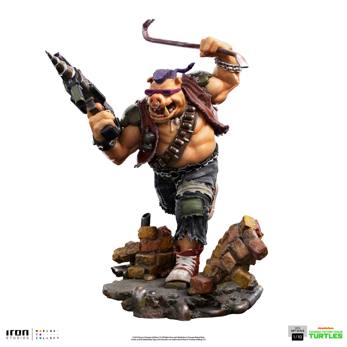 Iron Studios Teenage Mutant Ninja Turtles Bebop BDS Art Scale 1/10 Statue
