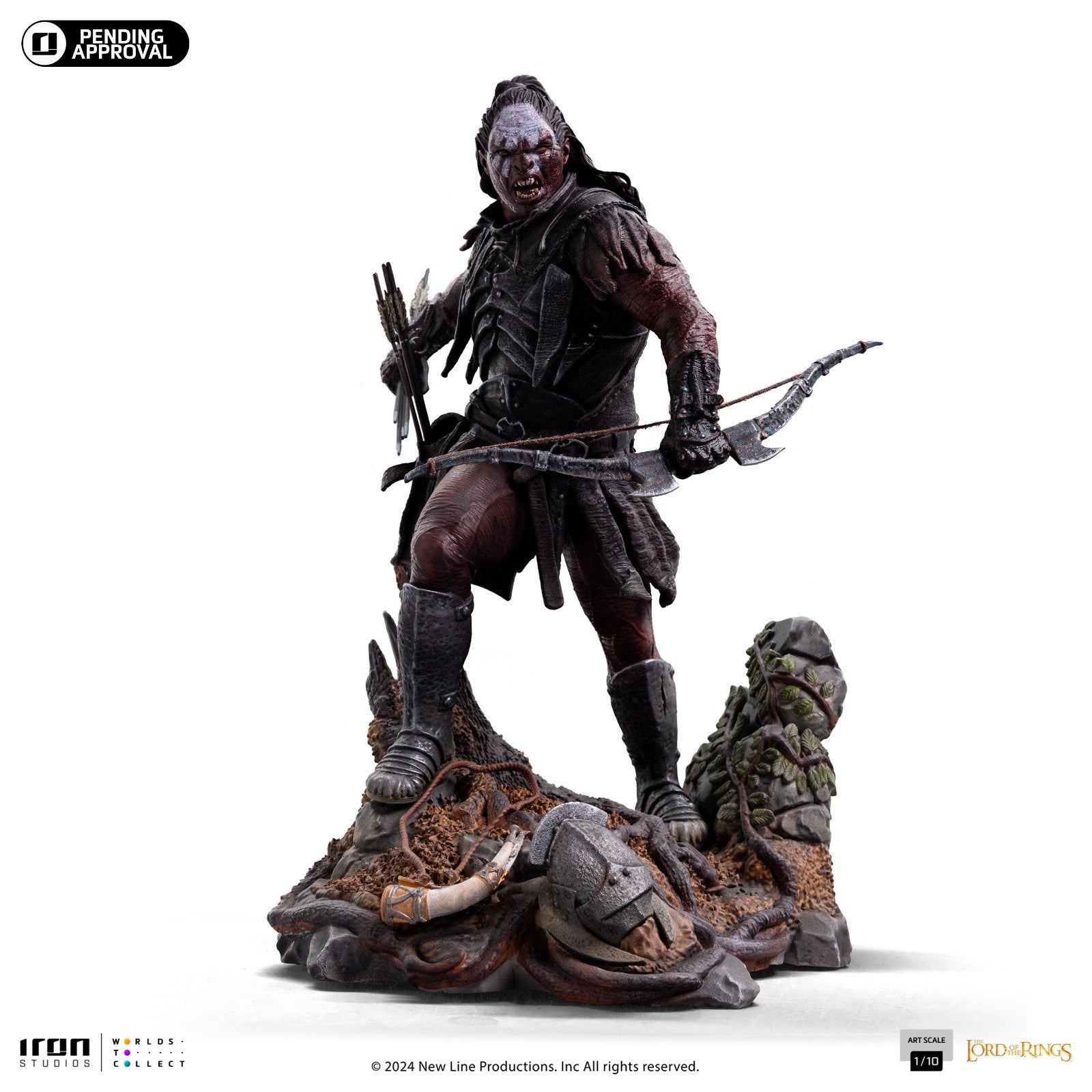 Iron Studios The Lord of the Rings Lurtz (Uruk-hai Leader) Art Scale 1/10 Statue
