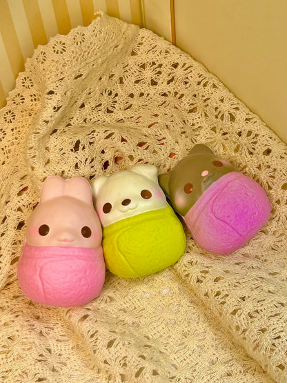 iBloom Squishy Swaddled Baby Surprise Egg Kawaii Soft Scented Slow Rising Stress Relief