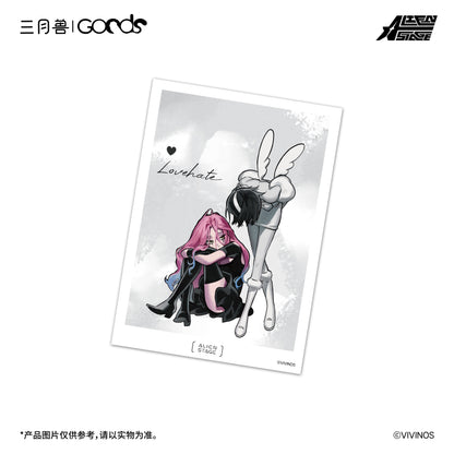 ALIEN STAGE DLC Love Hate Fine Art Print Anime Merch