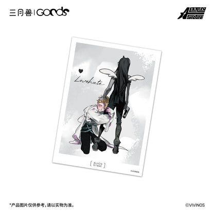 ALIEN STAGE DLC Love Hate Fine Art Print Anime Merch
