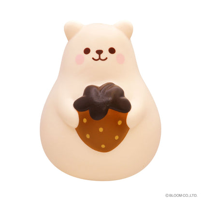 iBloom Squishy Marshmallow Bear Strawberry Chocolate Chocolate Kawaii Soft Scented Slow Rising Stress Relief