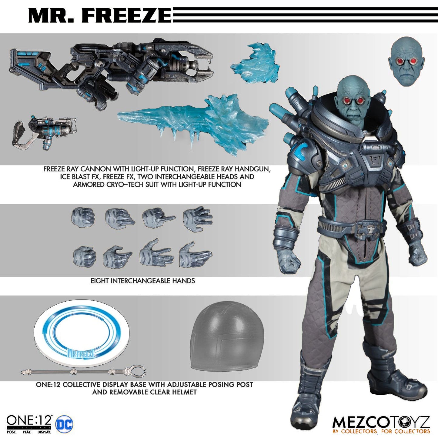 Mezco DC Comics Mr. Freeze ONE:12 Collective Action Figure