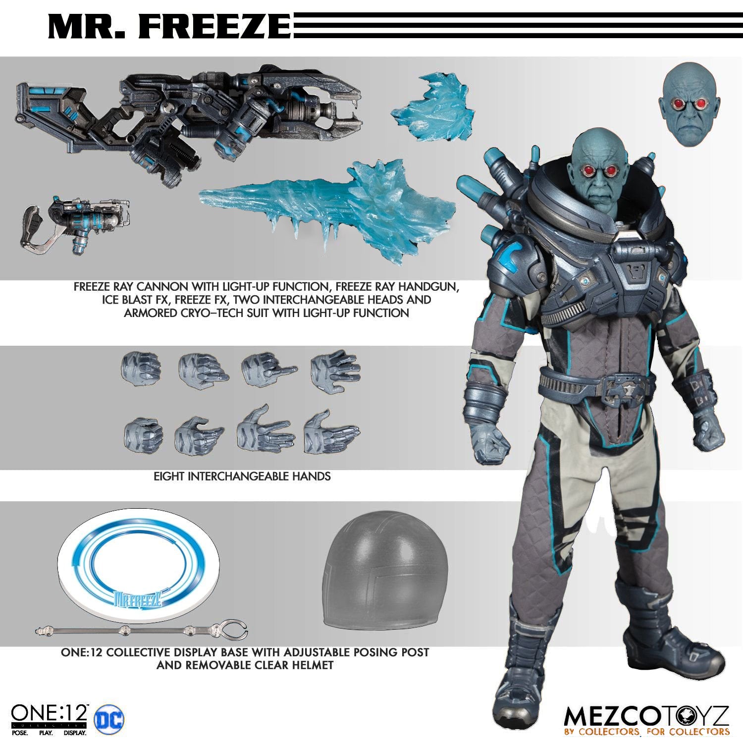 Mezco DC Comics Mr. Freeze ONE:12 Collective Action Figure