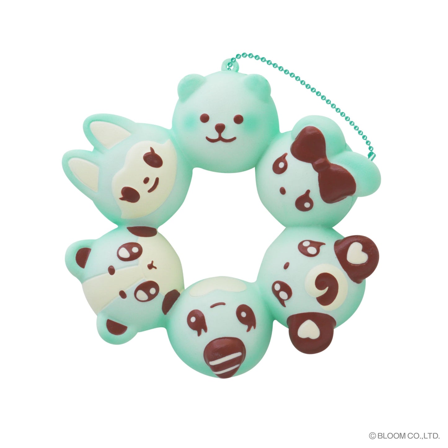 iBloom Squishy Mocchiri Ring Bread Mini Kawaii Soft Scented Slow Rising Stress Relief