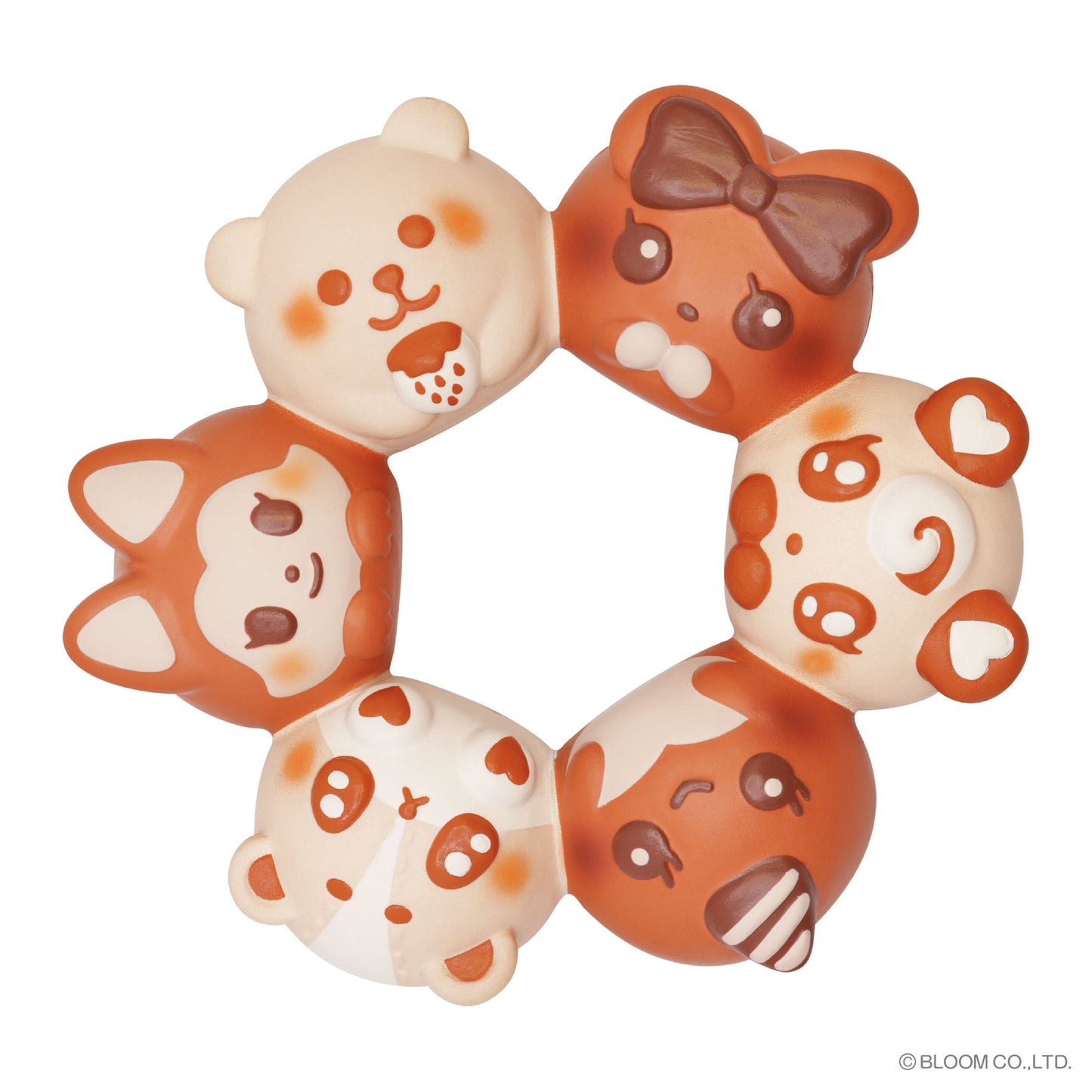 iBloom Squishy Mocchiri Ring Bread Kawaii Soft Scented Slow Rising Stress Relief