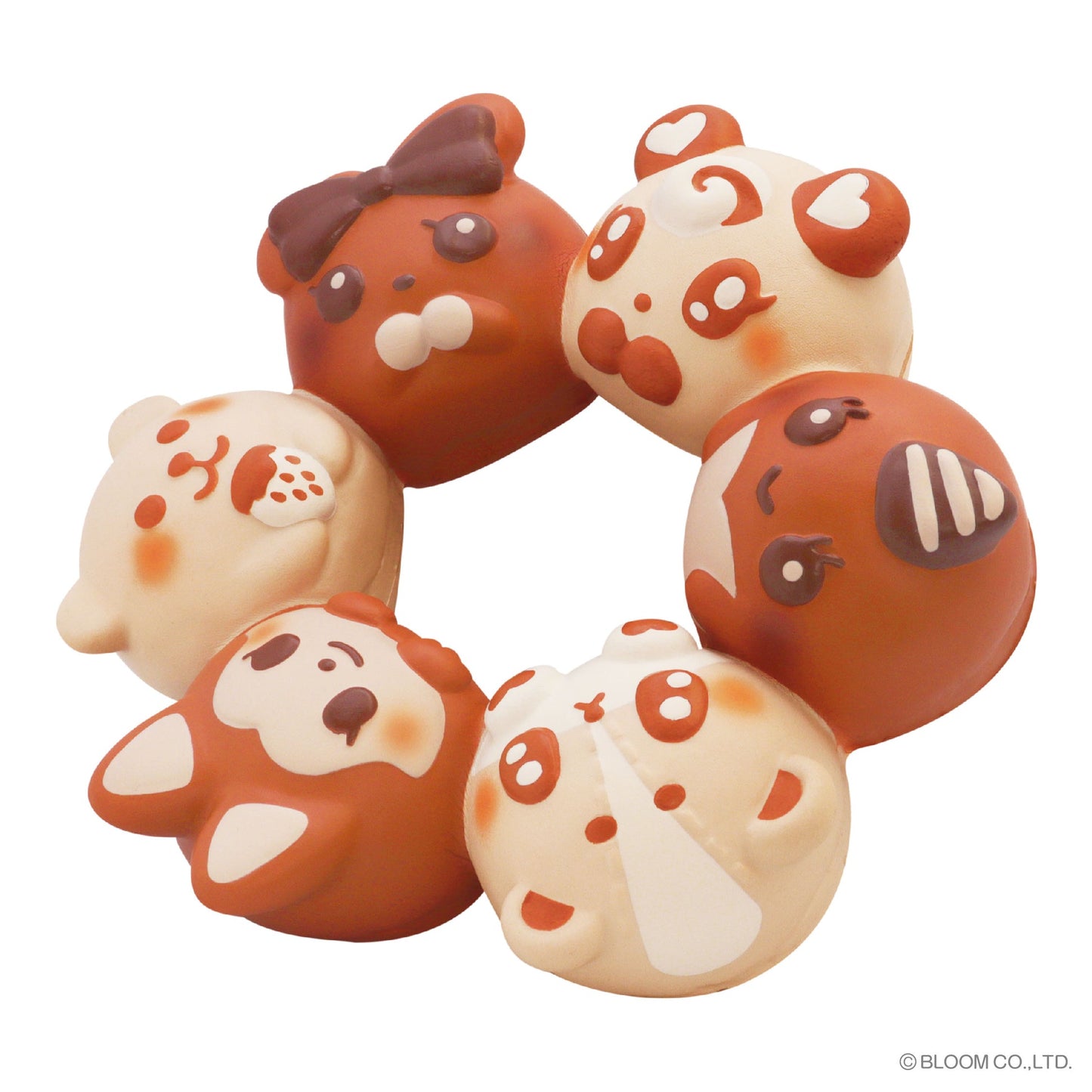 iBloom Squishy Mocchiri Ring Bread Kawaii Soft Scented Slow Rising Stress Relief