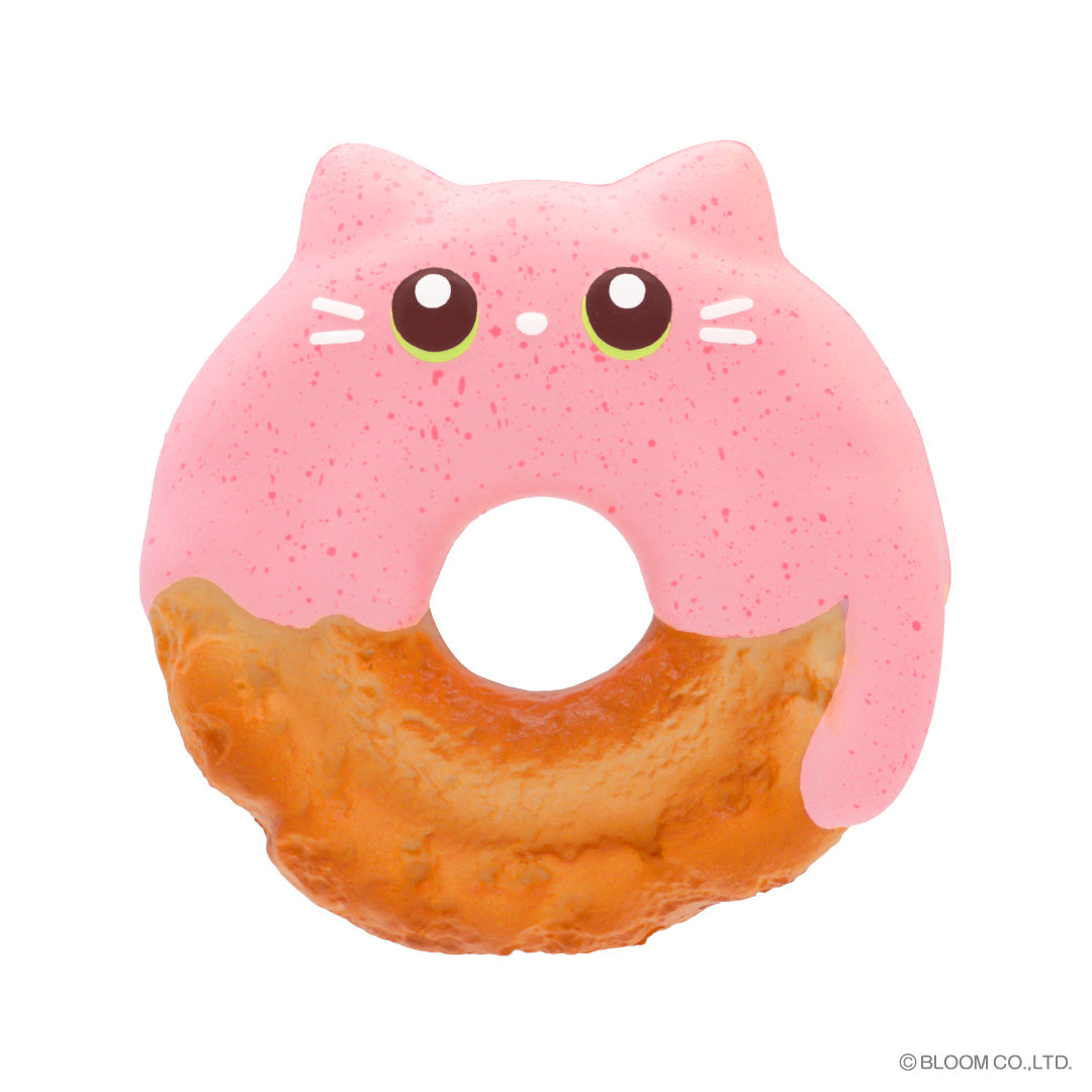 iBloom Squishy Old-Fashioned Donut Cat Kawaii Soft Scented Slow Rising Stress Relief