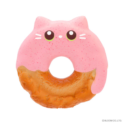 iBloom Squishy Old-Fashioned Donut Cat Kawaii Soft Scented Slow Rising Stress Relief