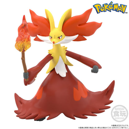 Pokémon Calem Chesnaught Delphox Kalos Region Scale World 1/20 Figure Set