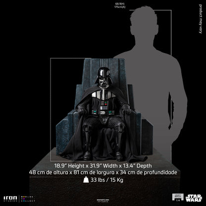 Iron Studios Star Wars Darth Vader on Throne Legacy Replica 1/4 Statue