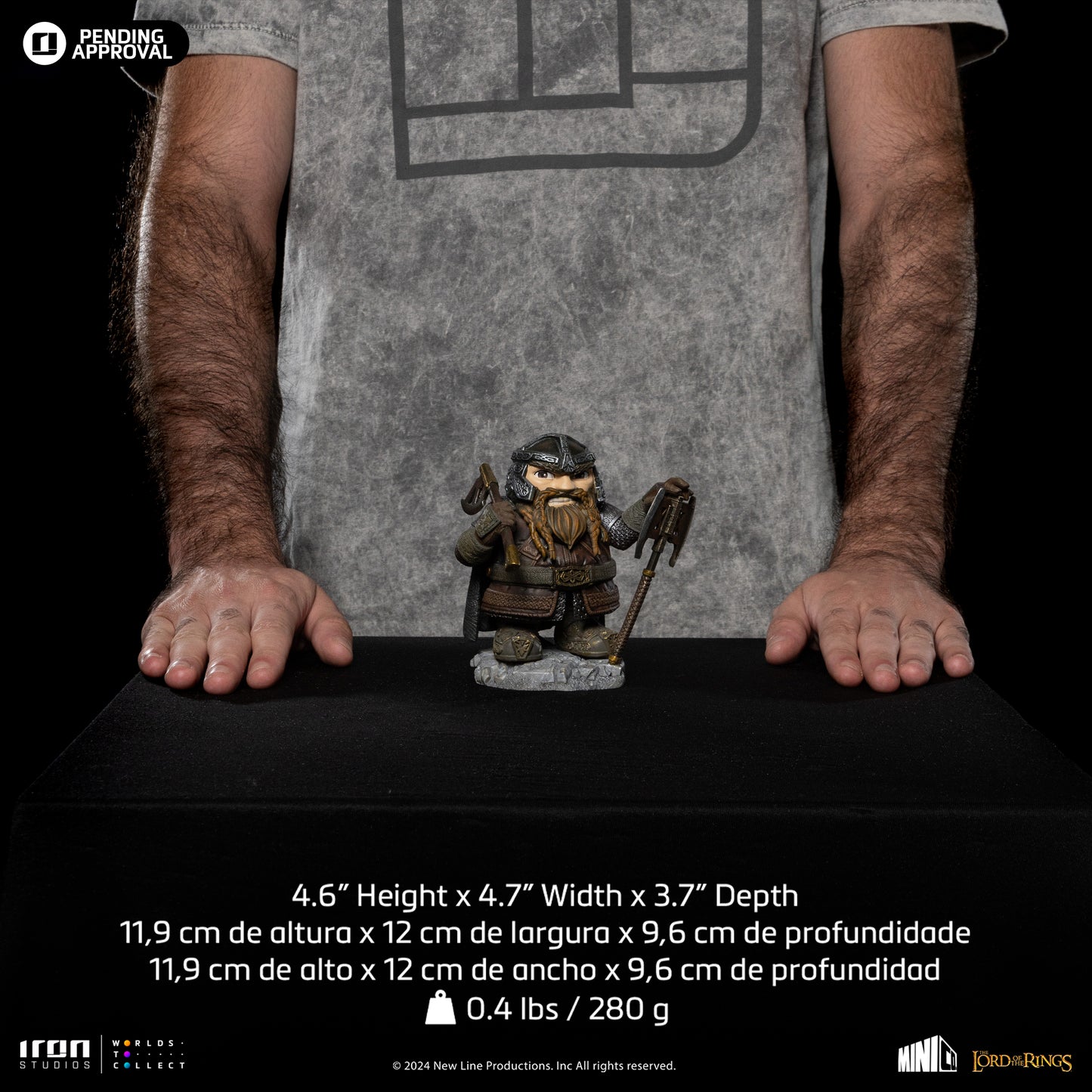 Iron Studios The Lord of the Rings Gimli MiniCo Statue