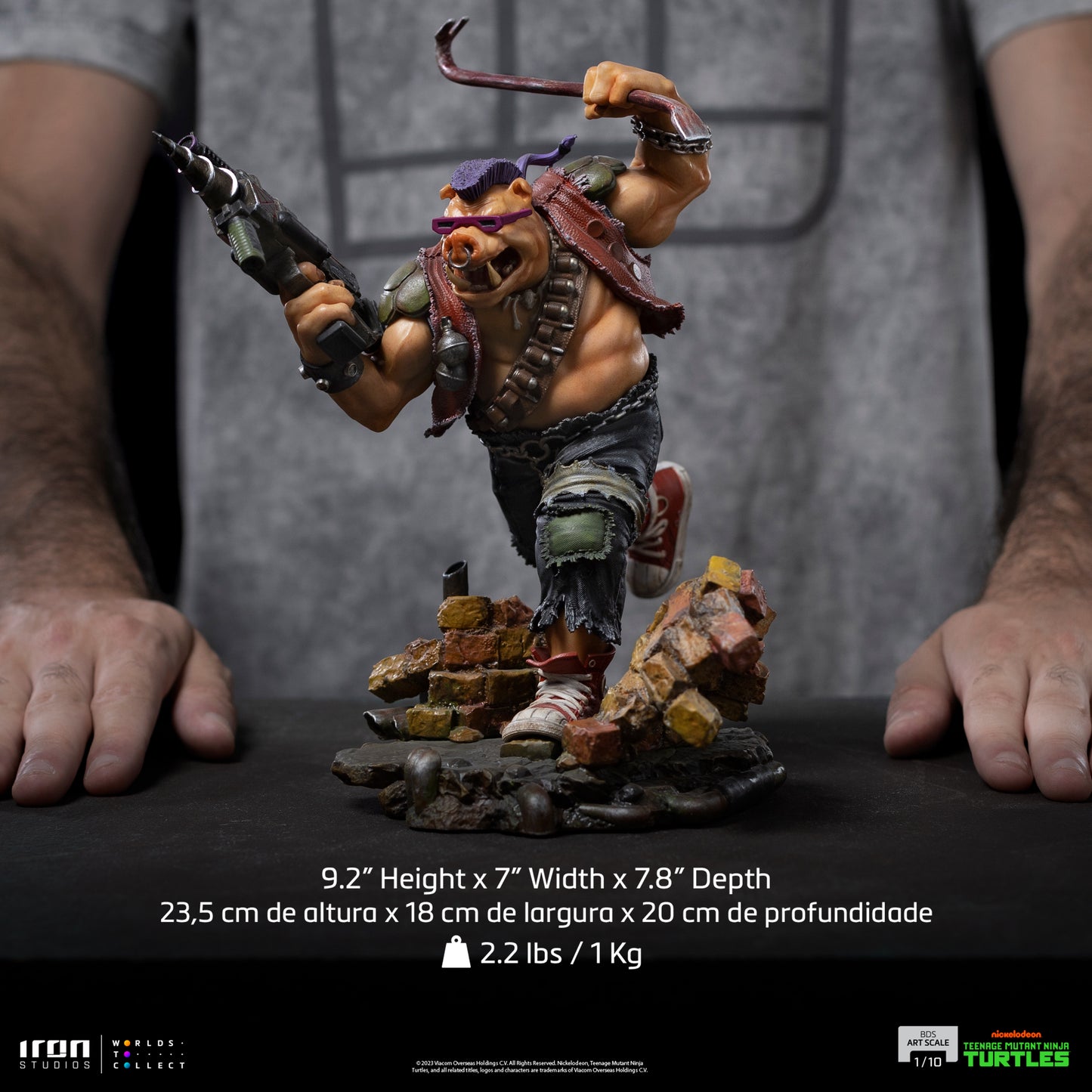 Iron Studios Teenage Mutant Ninja Turtles Bebop BDS Art Scale 1/10 Statue