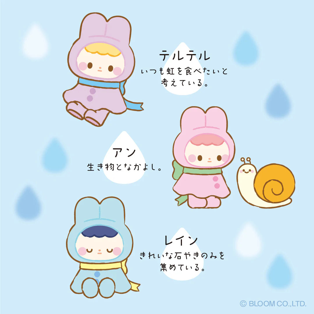 iBloom Squishy Rainy Day Bunny Kawaii Soft Scented Slow Rising Stress Relief