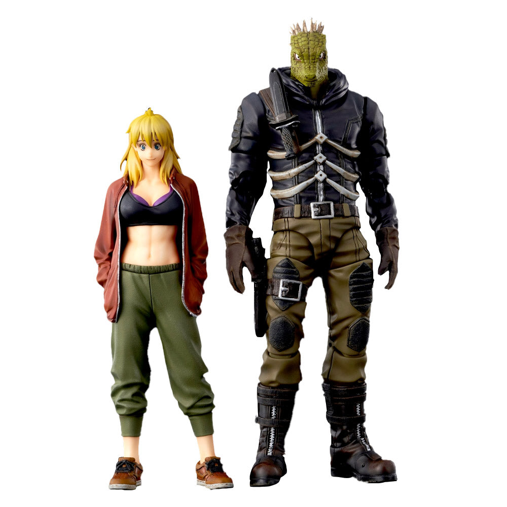Sentinel Dorohedoro Caiman and Nikaido 1/12 Action Figure Set