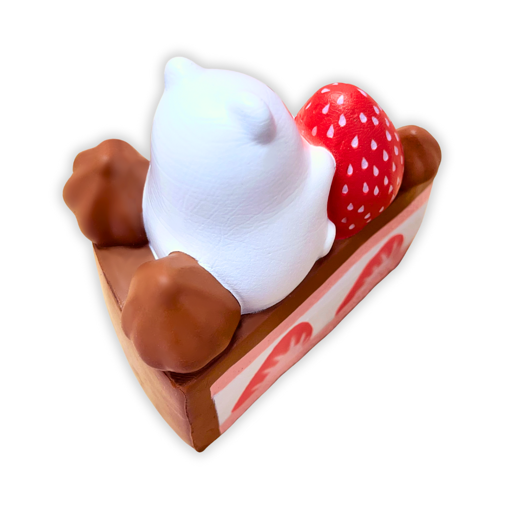 iBloom Squishy Big Strawberry Shortcake Strawberry chocolate cake Kawaii Soft Scented Slow Rising Stress Relief