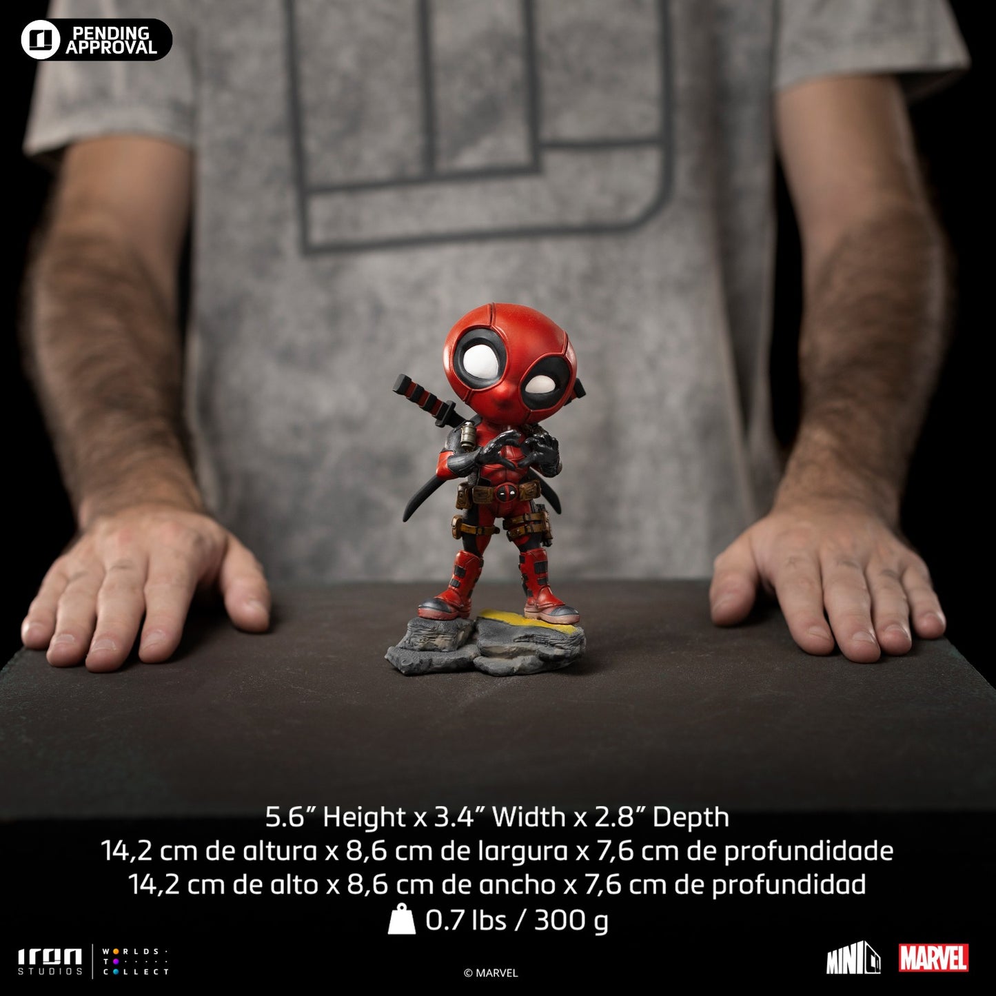 Iron Studios Marvel Comics Deadpool MiniCo Statue