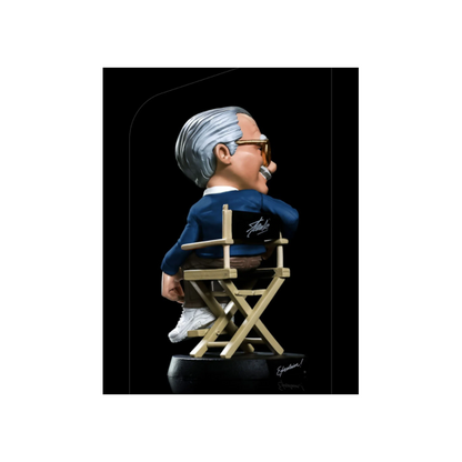 Iron Studios Marvel Stan Lee Blue POW! MiniCo Statue