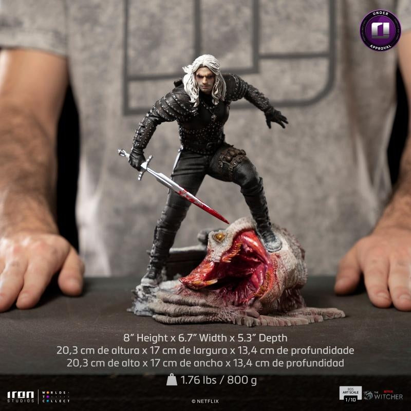 Iron Studios The Witcher Geralt of Rivia BDS Art Scale 1/10 Statue