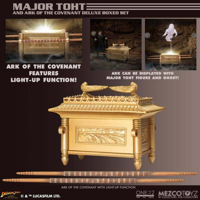 Mezco One:12 Collective Major Toht and Ark of the Covenant Deluxe Boxed Set
