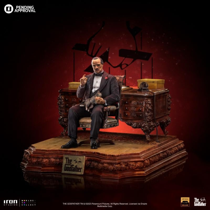 Iron Studios The Godfather Don Vito Corleone Deluxe Art Scale 1/10 Statue