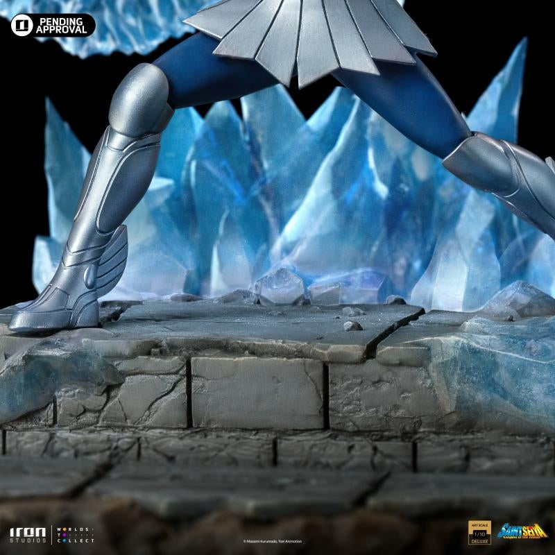 Iron Studios Saint Seiya Cygnus Hyoga Deluxe Art Scale 1/10 Statue
