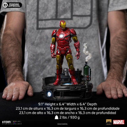 Iron Studios Marvel Deluxe Art Scale 1/10 IRON MAN UNLEASHED Statue