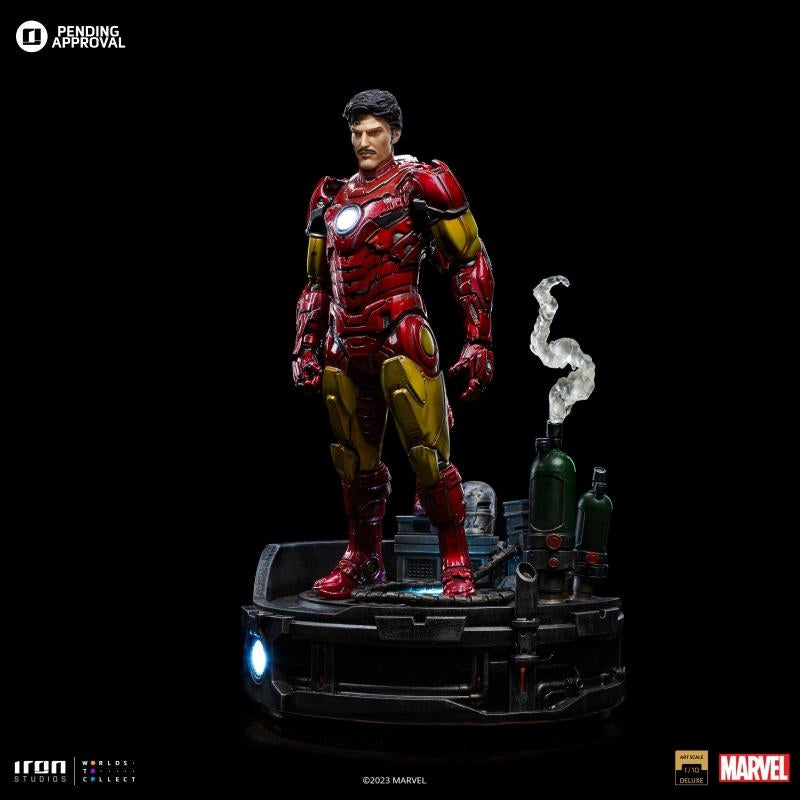 Iron Studios Marvel Deluxe Art Scale 1/10 IRON MAN UNLEASHED Statue