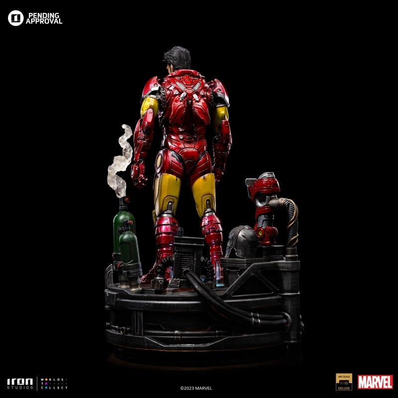 Iron Studios Marvel Deluxe Art Scale 1/10 IRON MAN UNLEASHED Statue