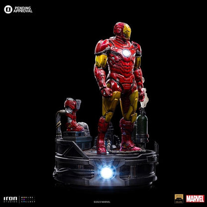 Iron Studios Marvel Deluxe Art Scale 1/10 IRON MAN UNLEASHED Statue