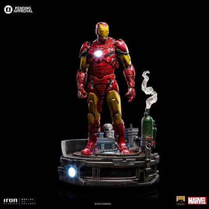 Iron Studios Marvel Deluxe Art Scale 1/10 IRON MAN UNLEASHED Statue