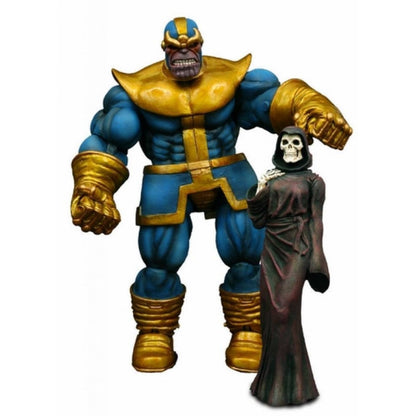Diamond Select Toys Marvel Thanos with Removable Infinity Gauntlet and Unarticulated Death Select Action Figure
