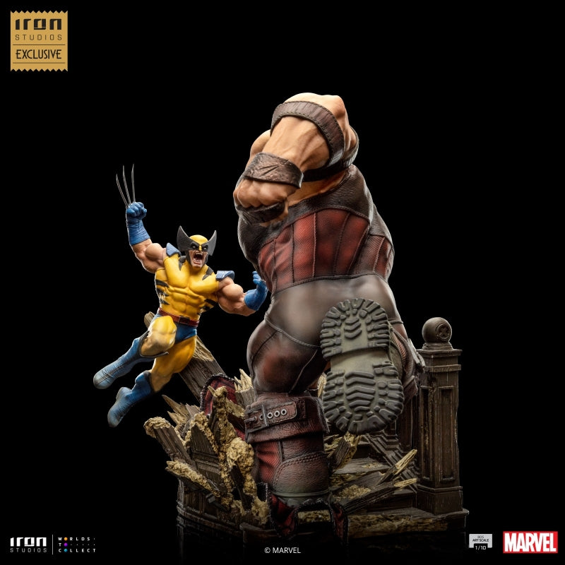 Iron Studios X-Men Wolverine vs Juggernaut BDS Art Scale 1/10 Statue