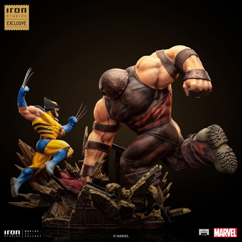 Iron Studios X-Men Wolverine vs Juggernaut BDS Art Scale 1/10 Statue