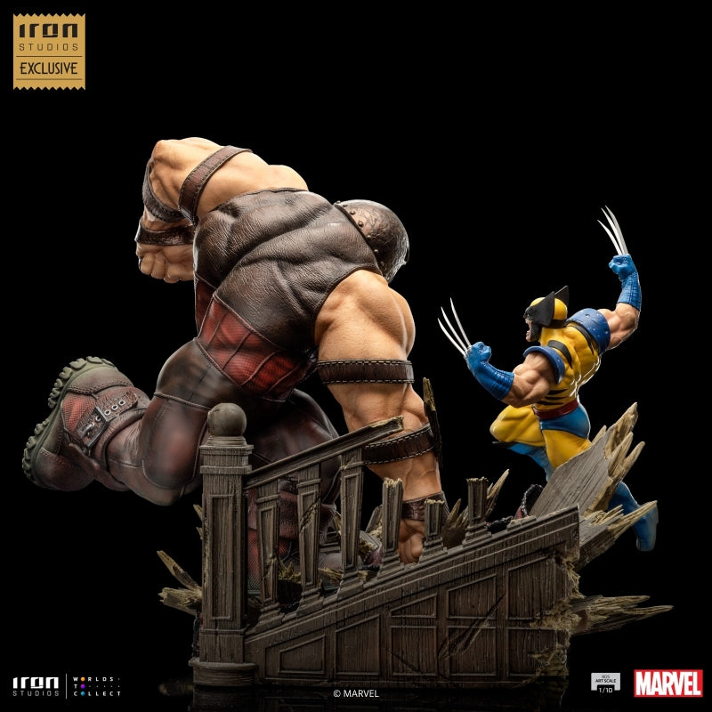 Iron Studios X-Men Wolverine vs Juggernaut BDS Art Scale 1/10 Statue