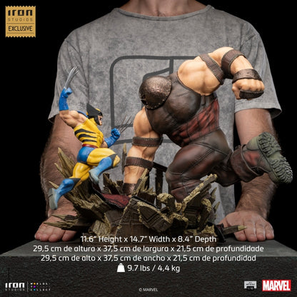 Iron Studios X-Men Wolverine vs Juggernaut BDS Art Scale 1/10 Statue