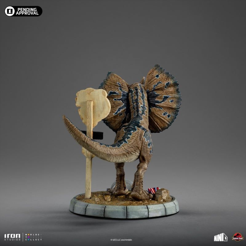 Iron Studios Jurassic Park Dilophosaurus Minico Statue