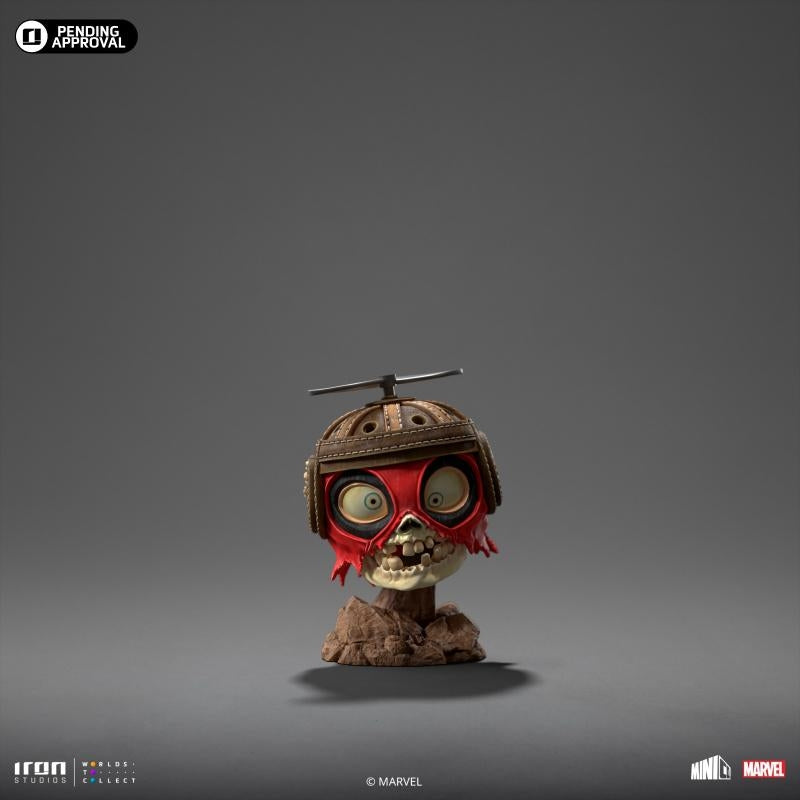 Iron Studios Deadpool & Wolverine Deadpool with Wolverine & Headpool MiniCo Statue