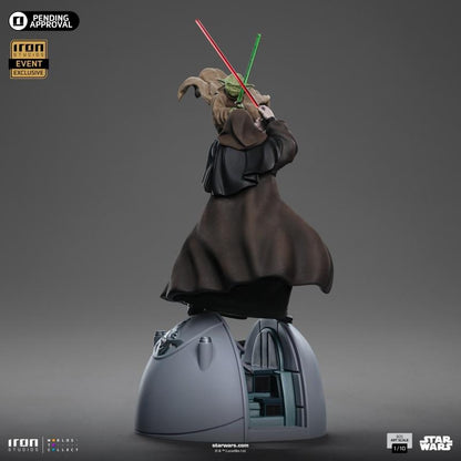 Iron Studios Star Wars Emperor Palpatine vs Yoda (2024 Event Exclusive) Art Scale 1/10 Statue