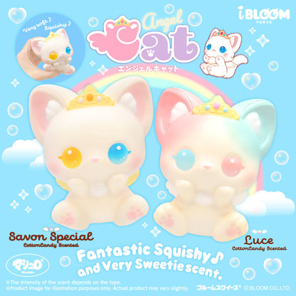 iBloom Squishy Angel Cat Kawaii Soft Scented Slow Rising Stress Relief Shabon-Luce